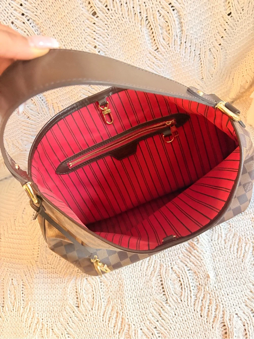 Louis Vuitton Damier Ebene Delightful Bag